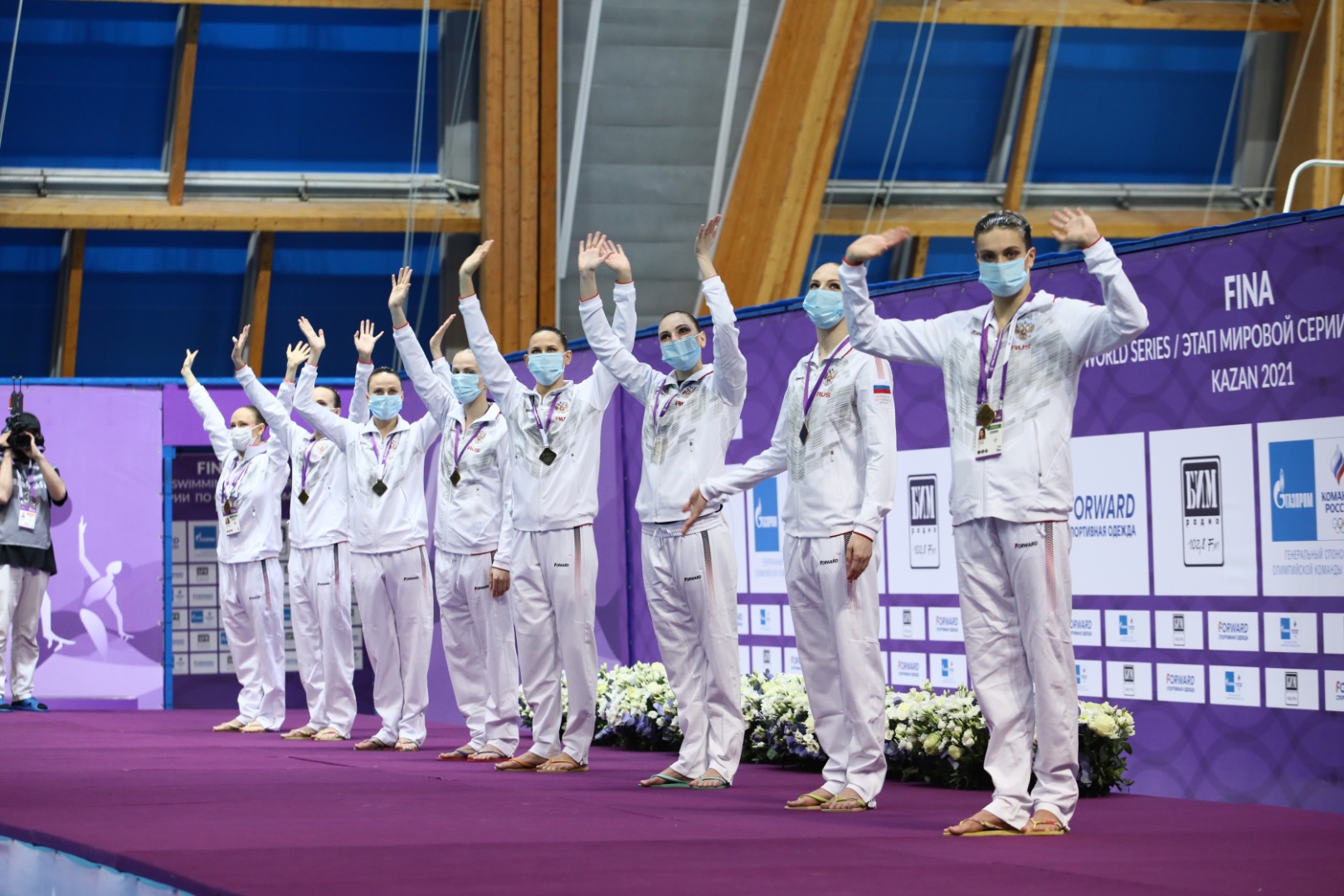Светлана Колесниченко завоевала две золотые медали Мировой серии FINA по синхронному плаванию
