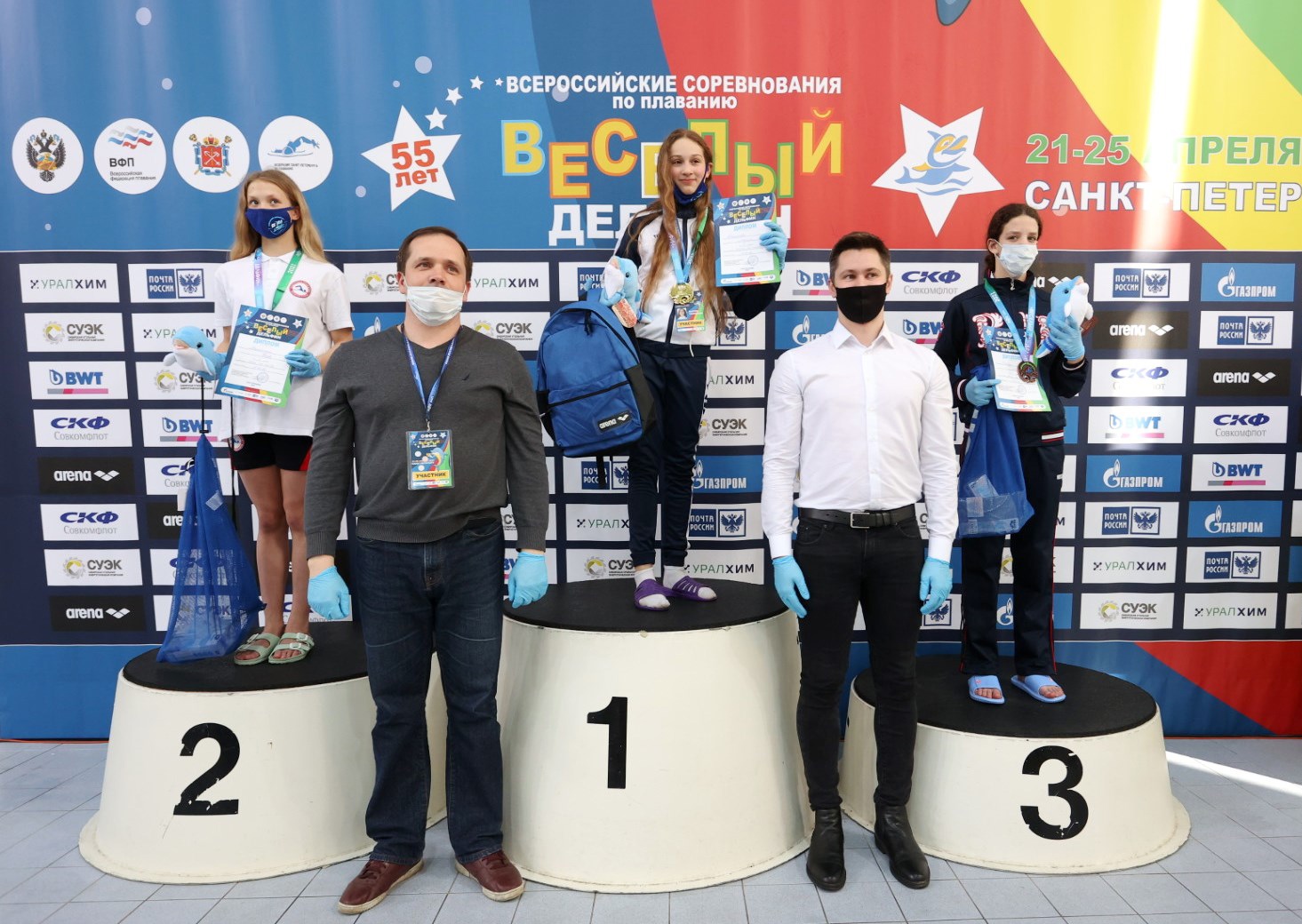 Поздравляем Софью Нищук с бронзой на всероссийских соревнованиях по плаванию