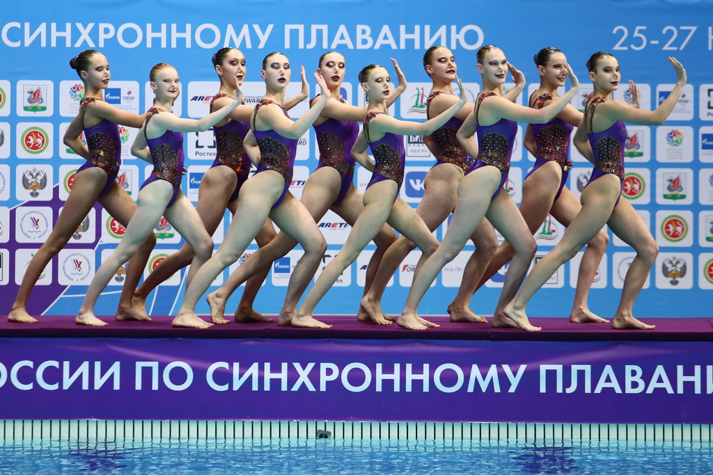 В Казани прошла церемония открытия чемпионат России по синхронному плаванию